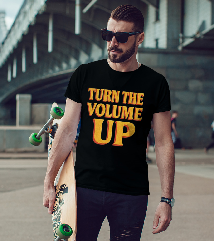 Turn The Volume Up Zohran Mamdani NYC Mayor Election Campaign T-Shirt