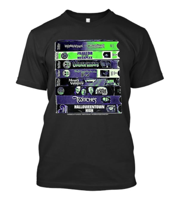 Halloweentown Movie Collection VHS Tapes Disney Channel Halloween Classics T-Shirt