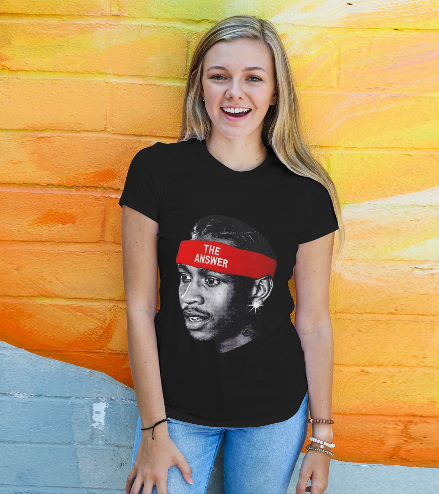 Allen Iverson The Answer Basketball Legend T-Shirt