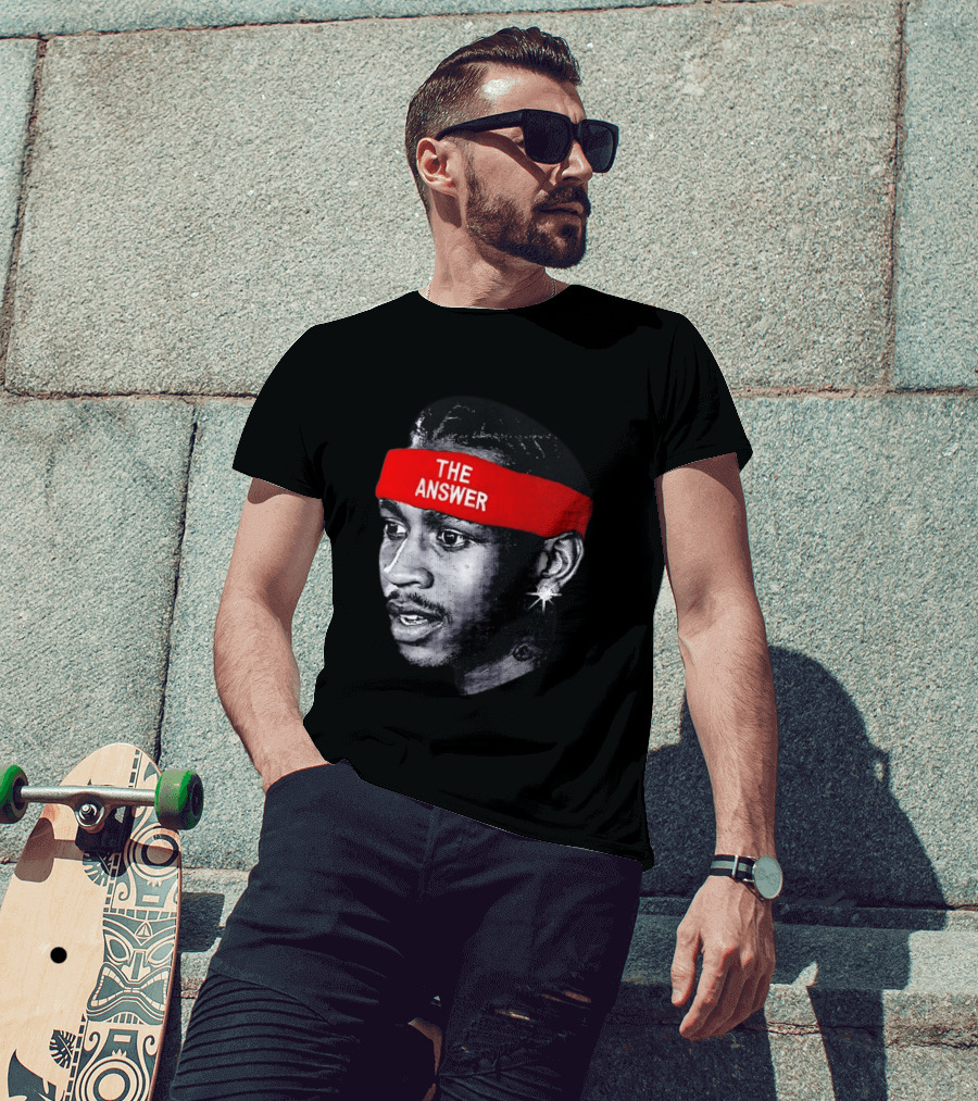 Allen Iverson The Answer Basketball Legend T-Shirt