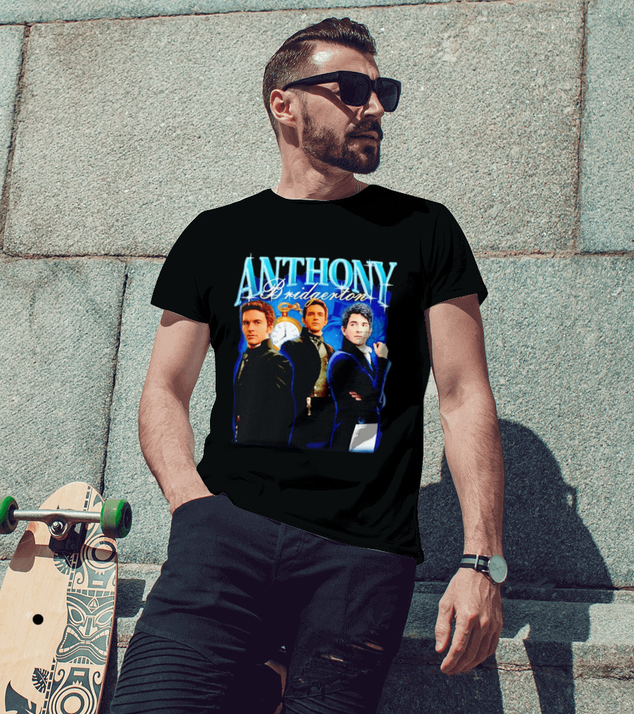 Anthony Bridgerton Netflix Series Character With T-Shirt