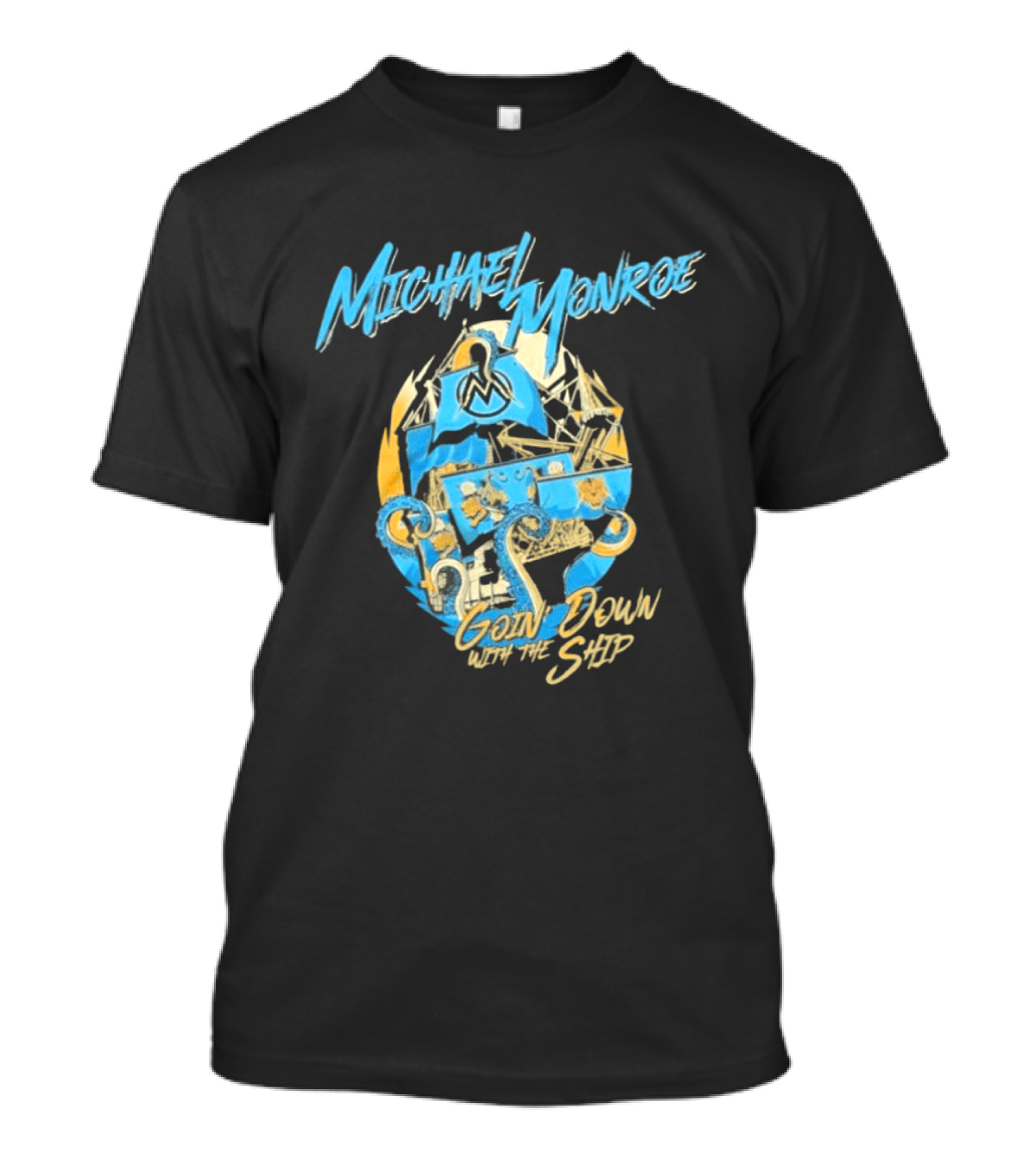 Michael Monroe Underground Garage Cruise Festival 2026 Going Down With The Ship T-Shirt