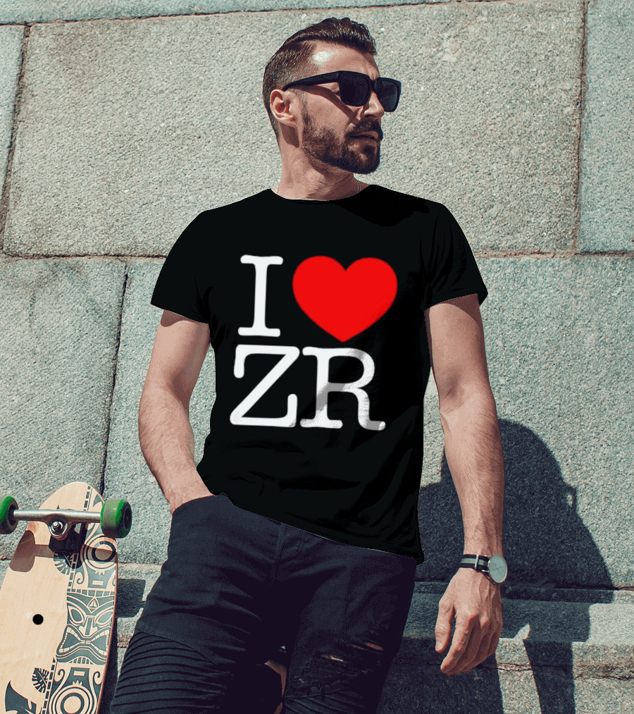 I Love ZR Red Heart T-Shirt