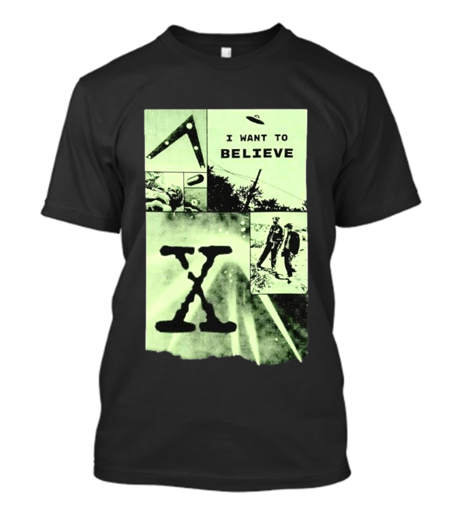 Paranormal I Want To Believe UFO X Files Aliens And Mysteries T-Shirt