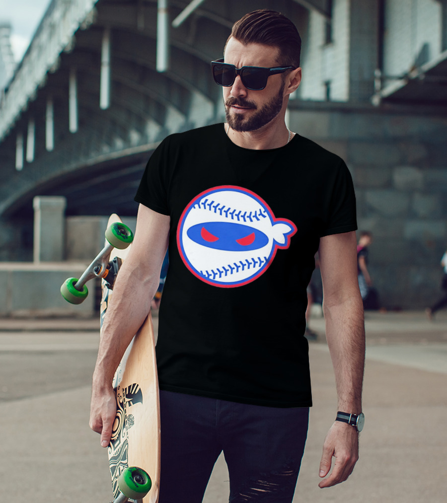 Pitching Ninja Baseball Eyes Atlanta T-Shirt