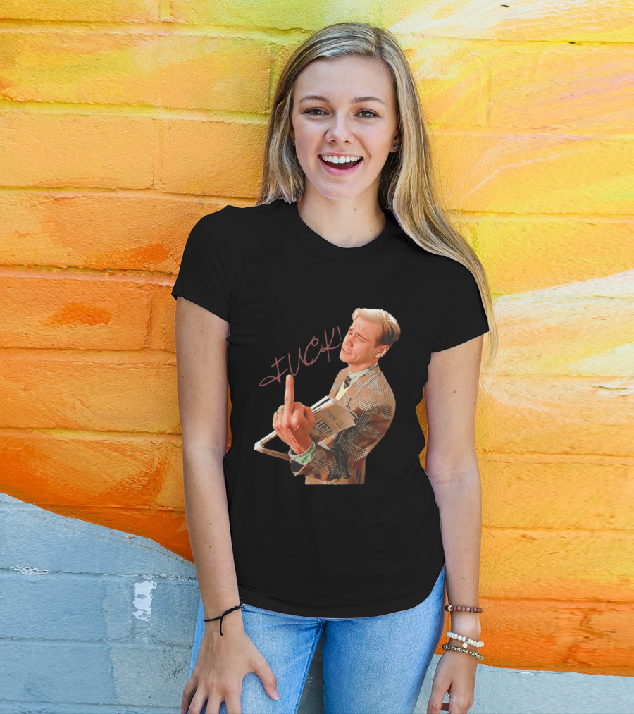 Jim Carrey Truman Show Middle Finger Meme Fuck Scene T-Shirt