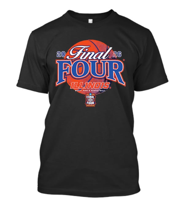 2026 Final Four Illinois NCAA Men's Basketball March Madness Indianapolis T-Shirt