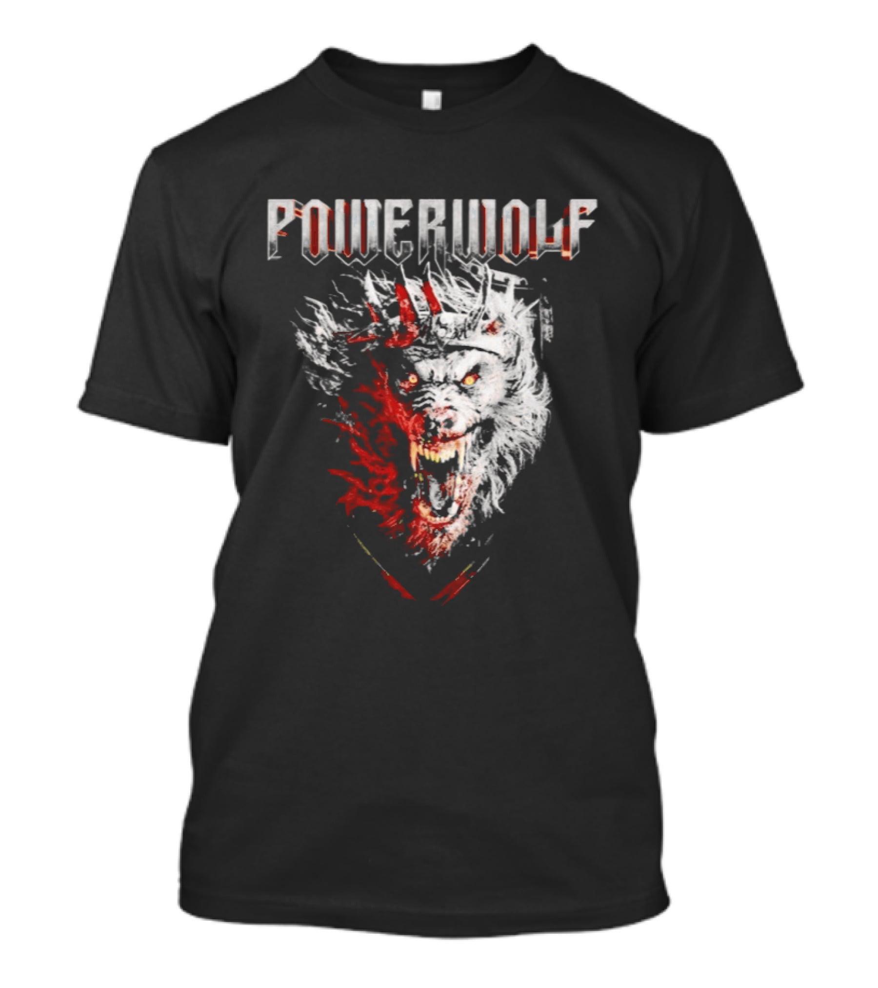 Powerwolf Wolf In Blood Splatter Special T-Shirt