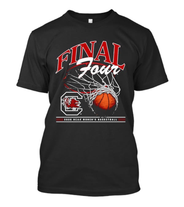 South Carolina Gamecocks 2026 NCAA Women's Basketball Final Four March Madness T-Shirt
