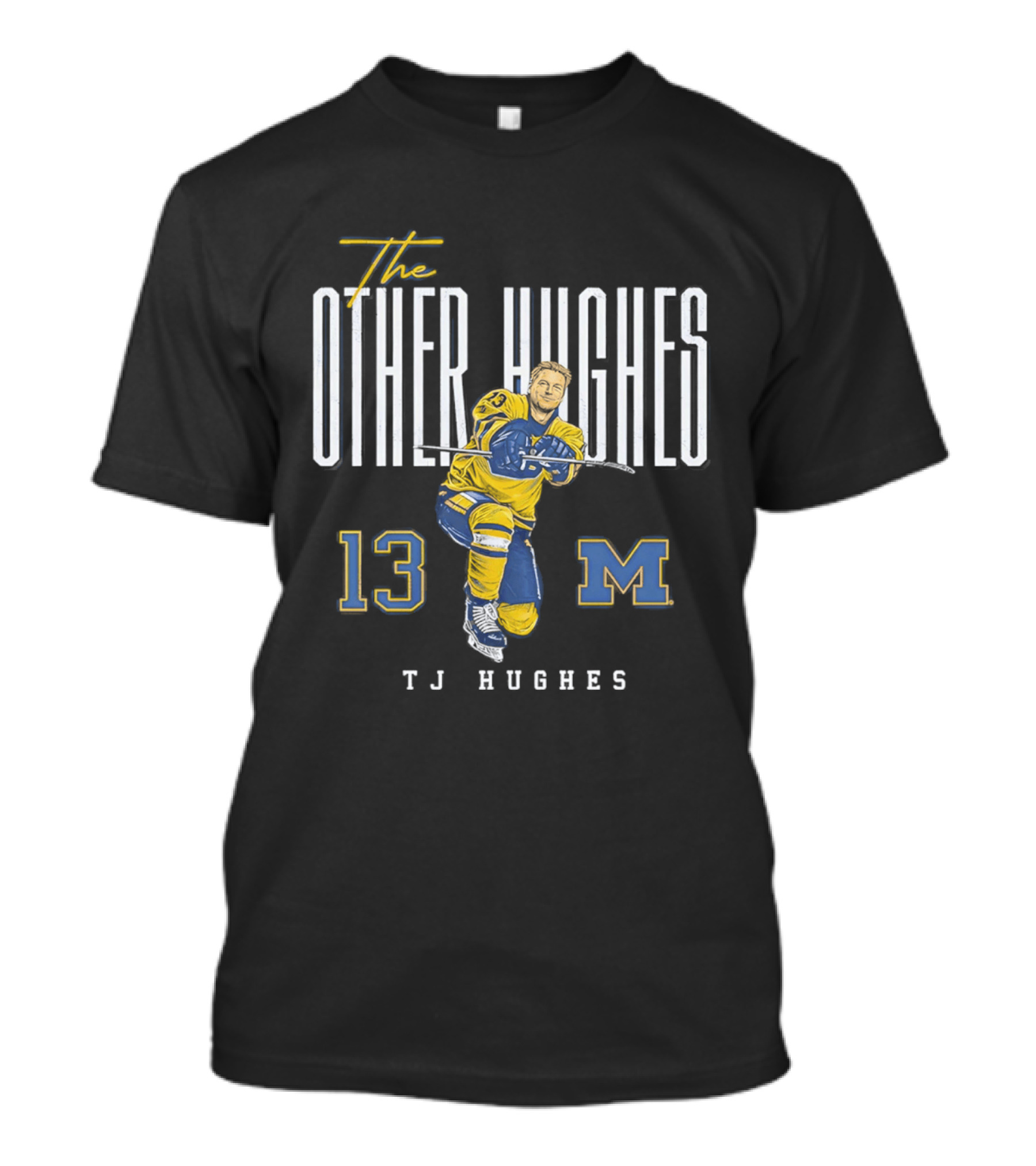 The Other Hughes 13 Michigan Wolverines TJ Hughes T-Shirt