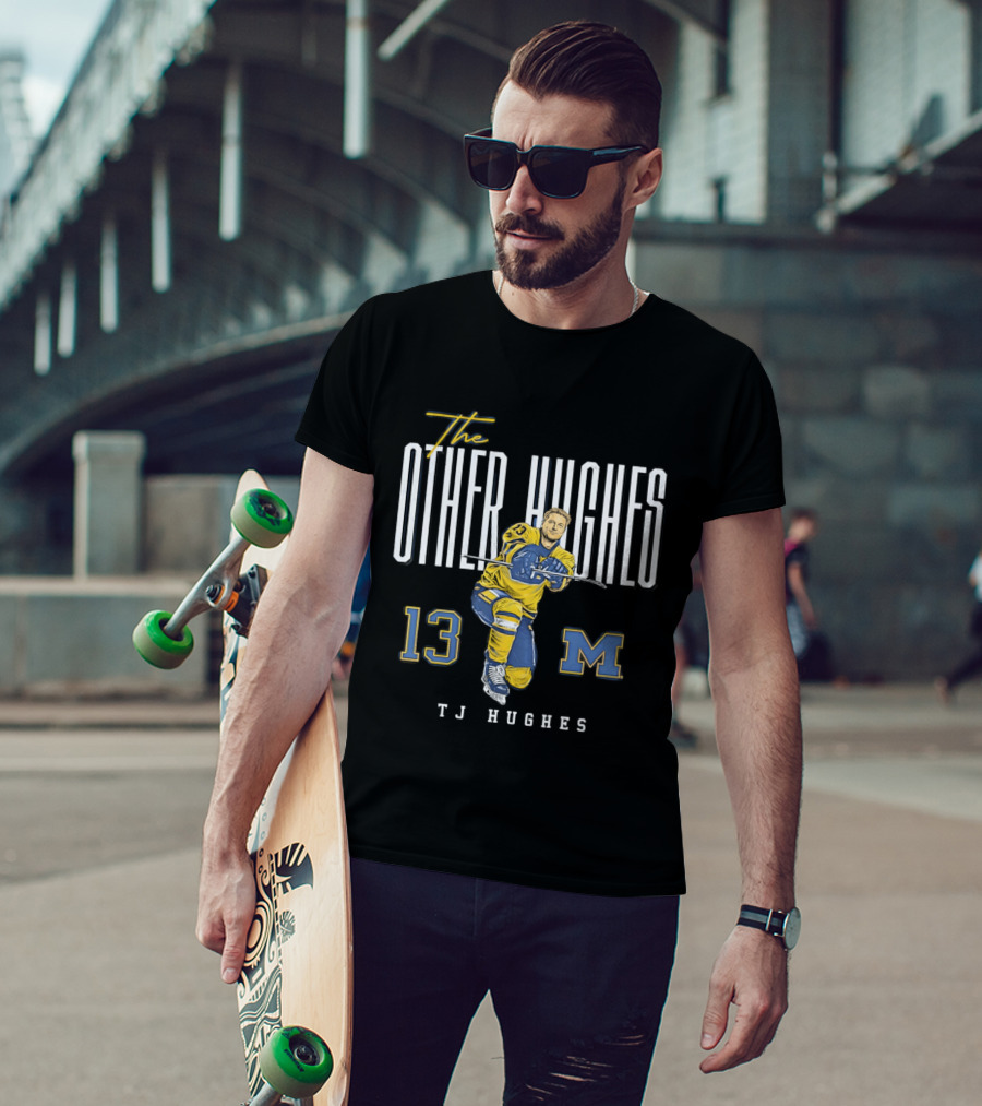 The Other Hughes 13 Michigan Wolverines TJ Hughes T-Shirt