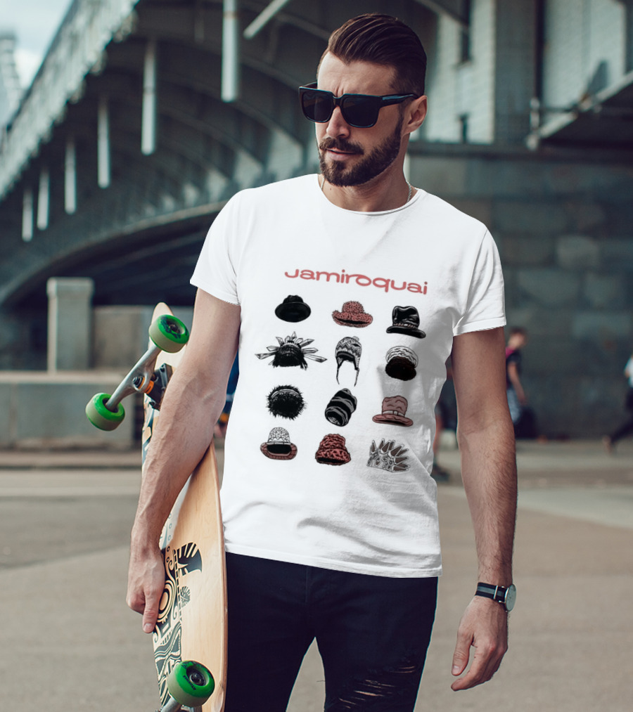 Jamiroquai Hat Collection Variety Styles T-Shirt