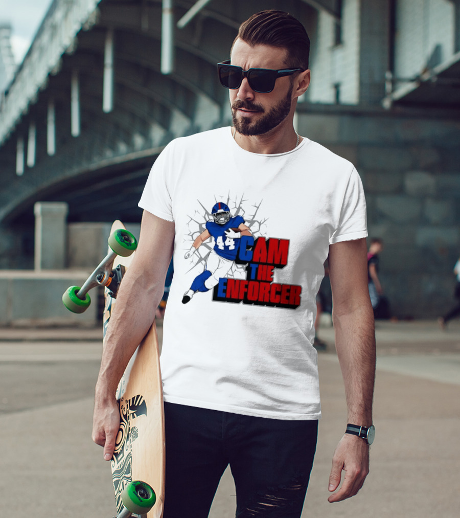 Cam The Enforcer New York Giants Football Player T-Shirt