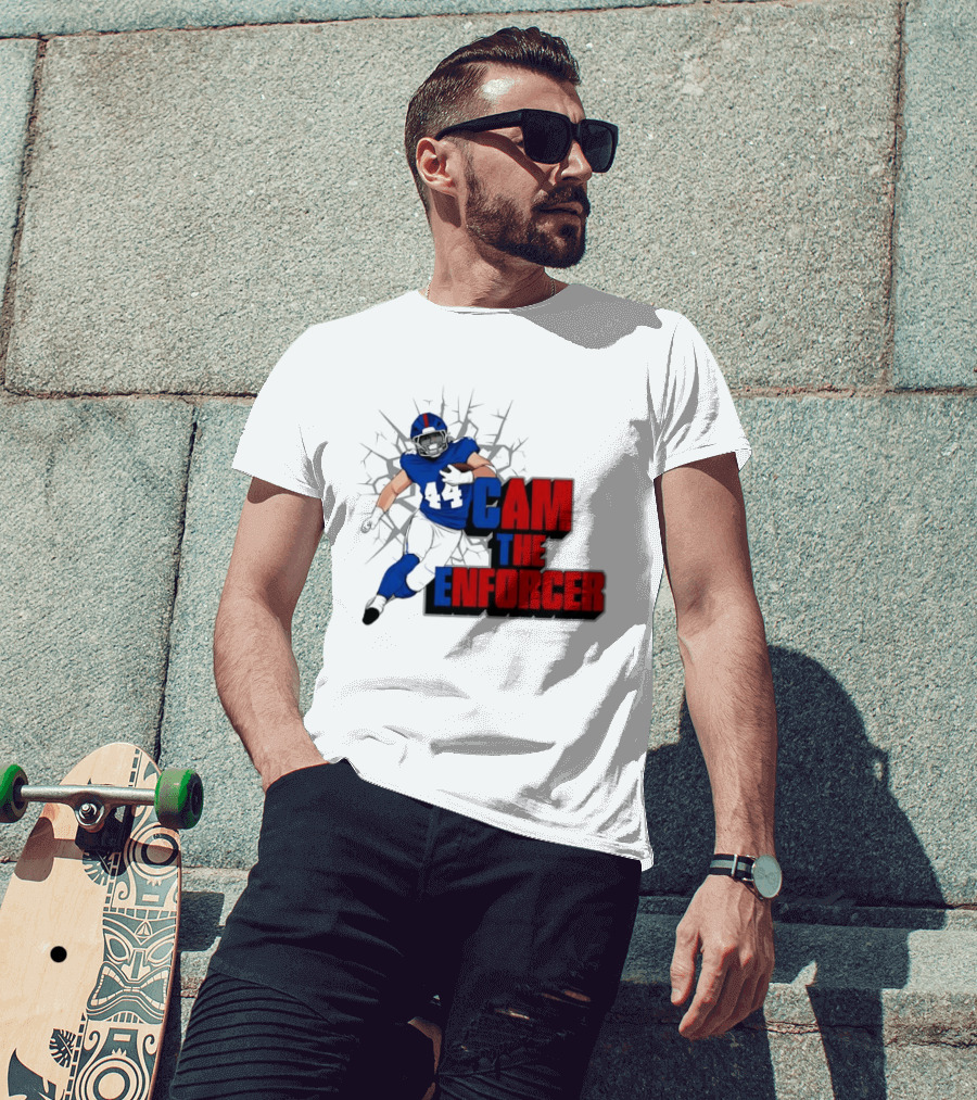 Cam The Enforcer New York Giants Football Player T-Shirt