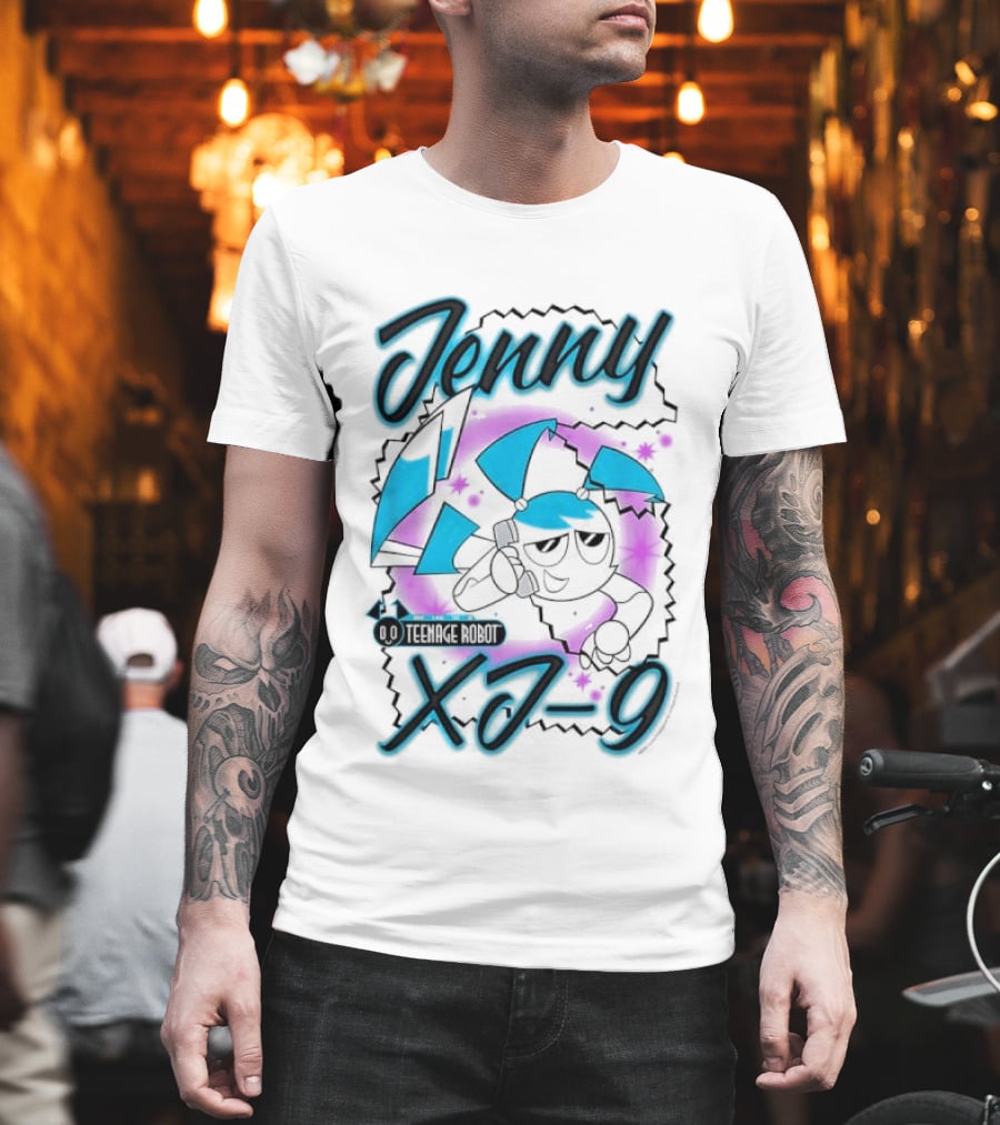 Jenny XJ 9 My Life As A Teenage Robot Airbrush T-Shirt