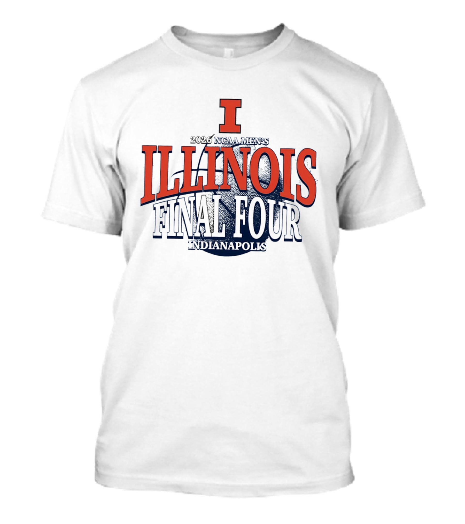 Illinois Basketball 2026 NCAA Men's Final Four Indianapolis T-Shirt
