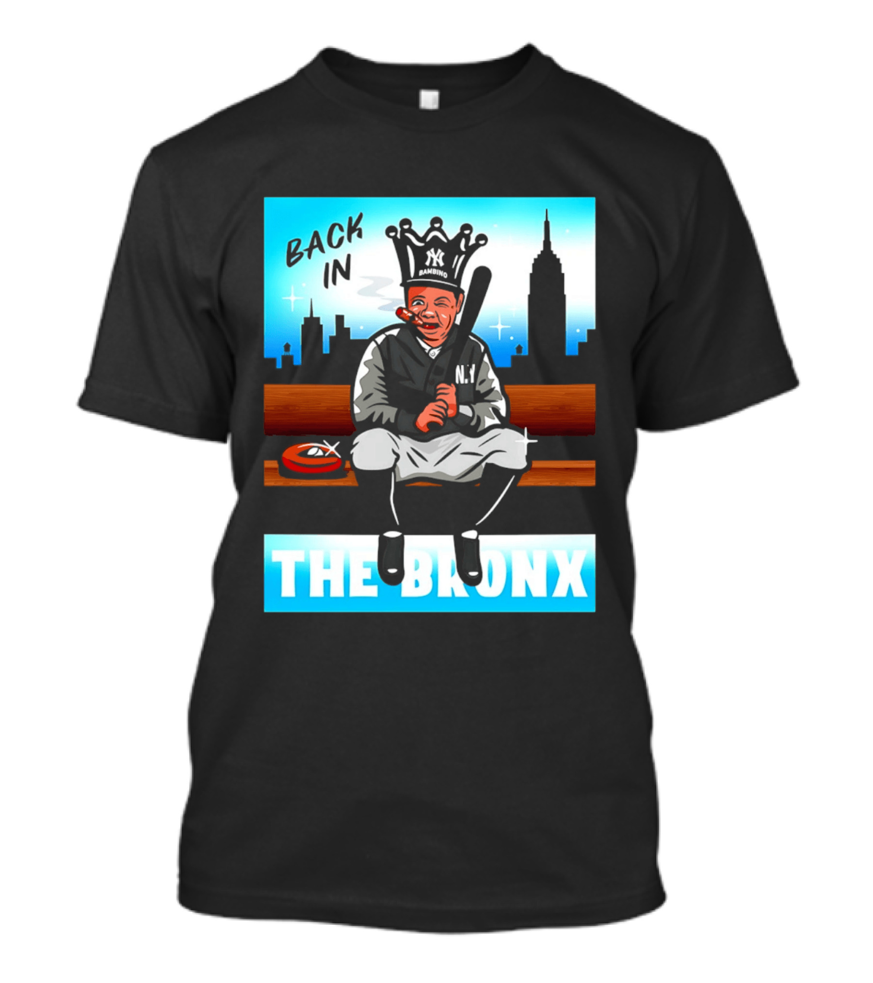 Back In The Bronx Bambino Opening Day Stadium King Baseball Legend T-Shirt