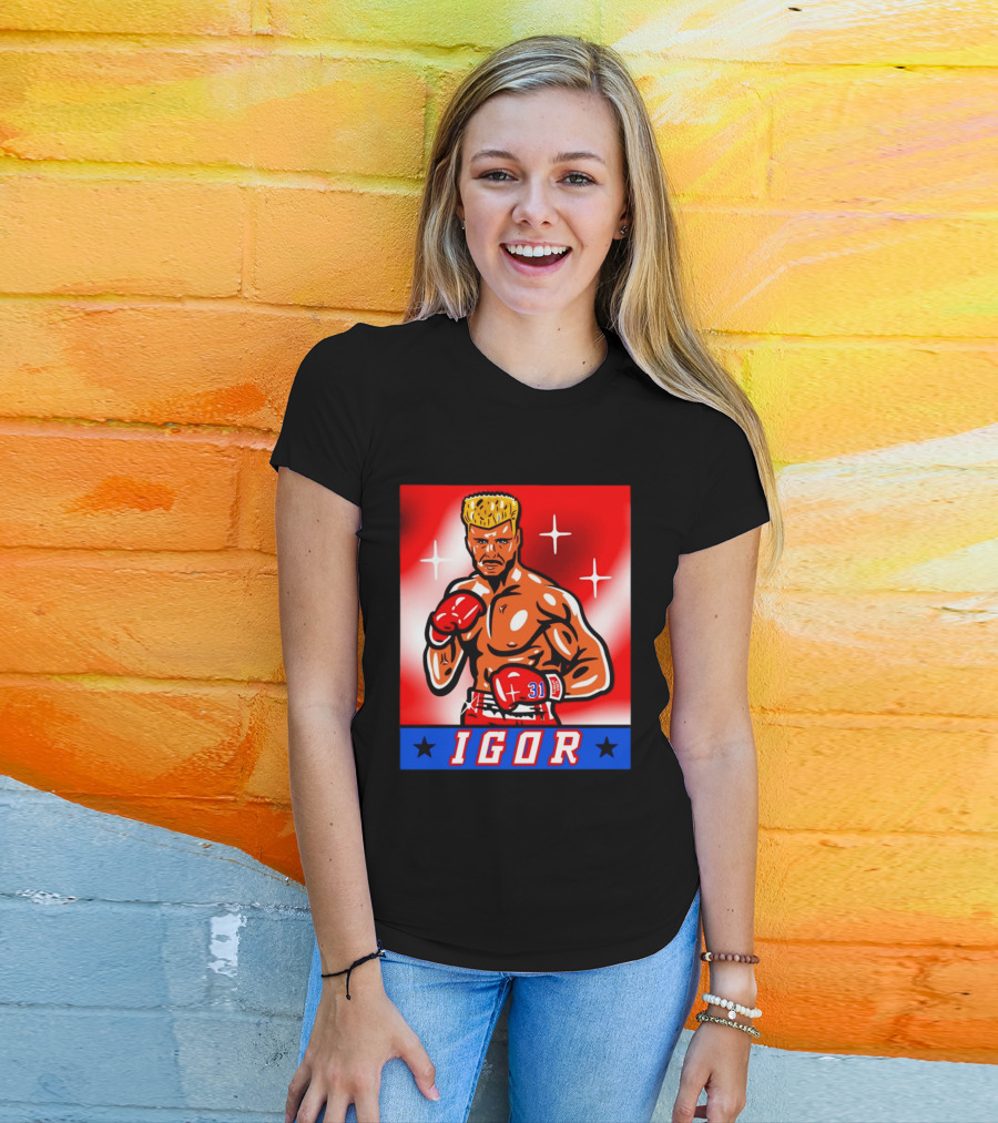 Igor Drago I Must Break You New York Rangers Boxing T-Shirt