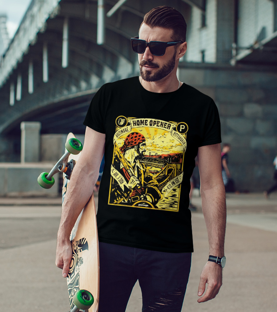 Baltimore Pittsburgh Pirates Home Opener Apr 3 2026 4:12 PM EST T-Shirt
