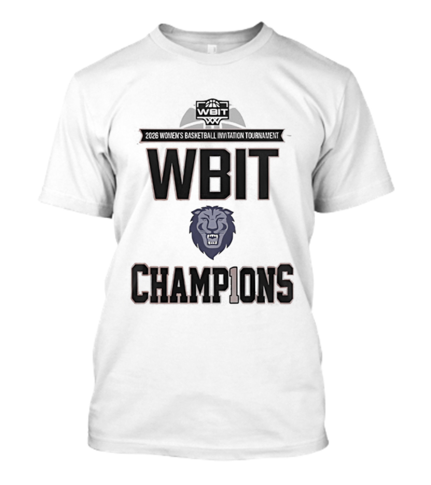 Columbia Lions WBIT Champions 2026 Women's Basketball Invitation Tournament T-Shirt