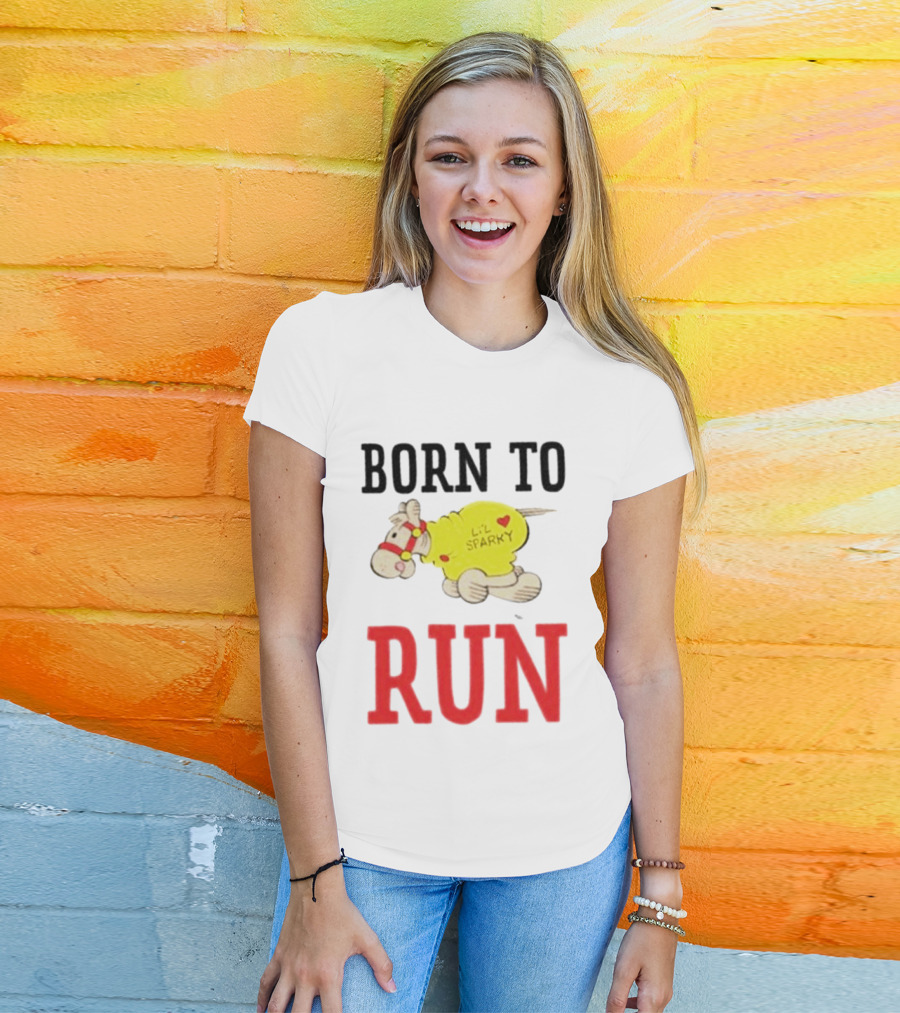 Born To Run Li'l Sparky Retro Cartoon T-Shirt
