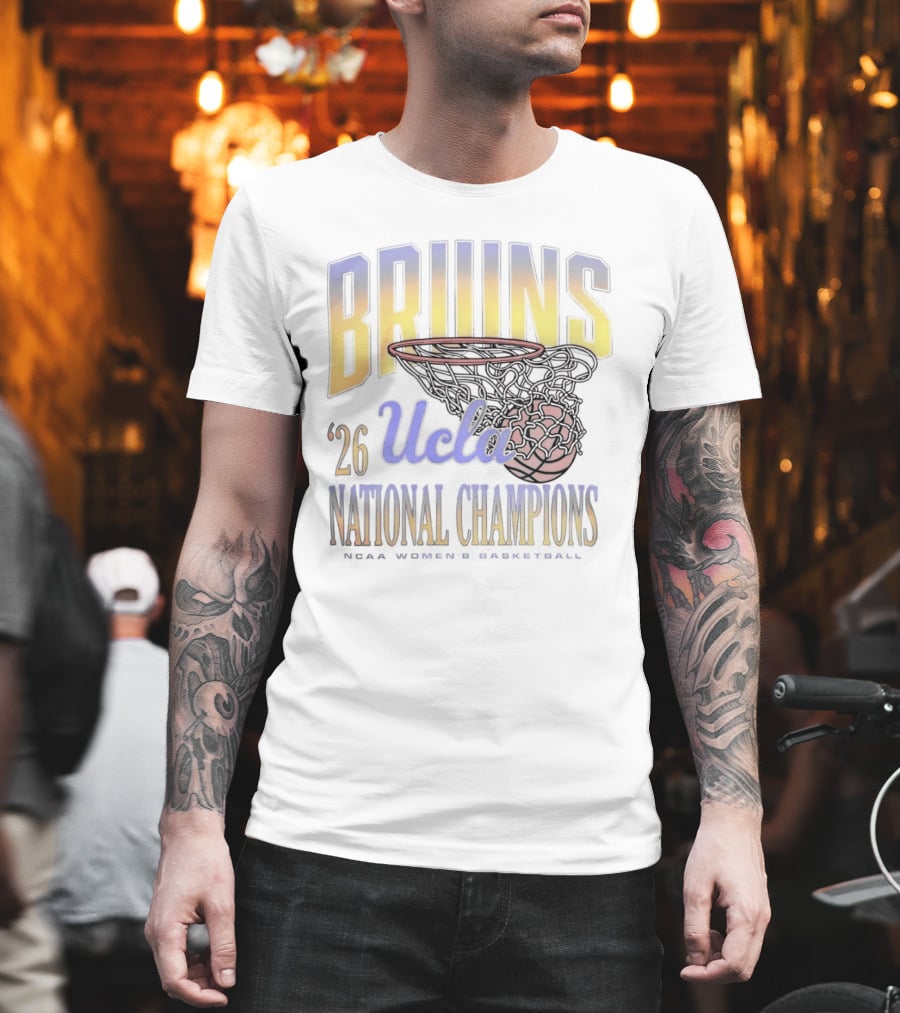 BRUINS UCLA '26 NATIONAL CHAMPIONS Basketball Hoop T-Shirt