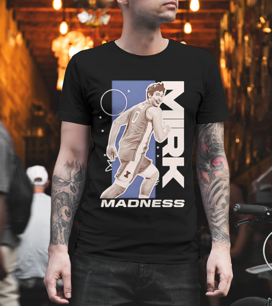 Mirk Madness Illinois Fighting Illini Basketball David Mirkovic T-Shirt