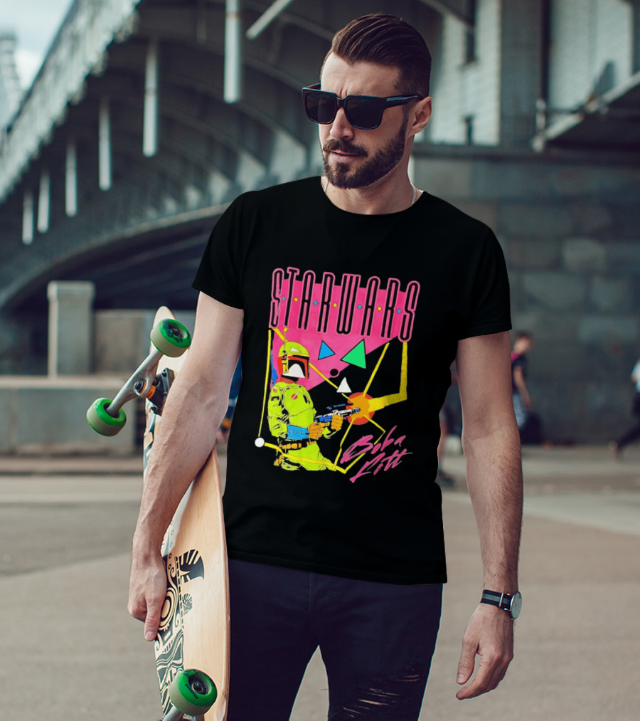 Star Wars Boba Fett Neon T-Shirt