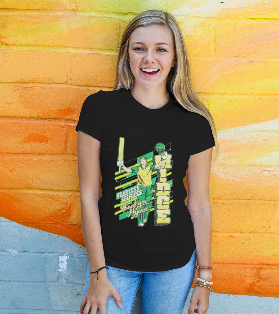 Fearless Selfless Thank You Alyssa Cricket Midge T-Shirt