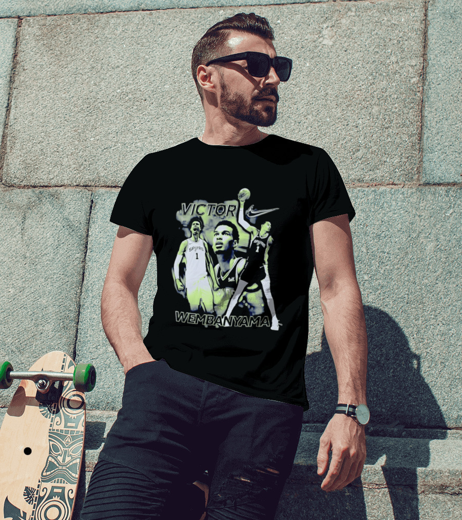 Victor Wembanyama San Antonio Spurs Nike Basketball T-Shirt