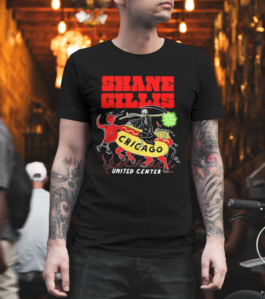Shane Gillis Chicago April 3 4 2026 United Center T-Shirt