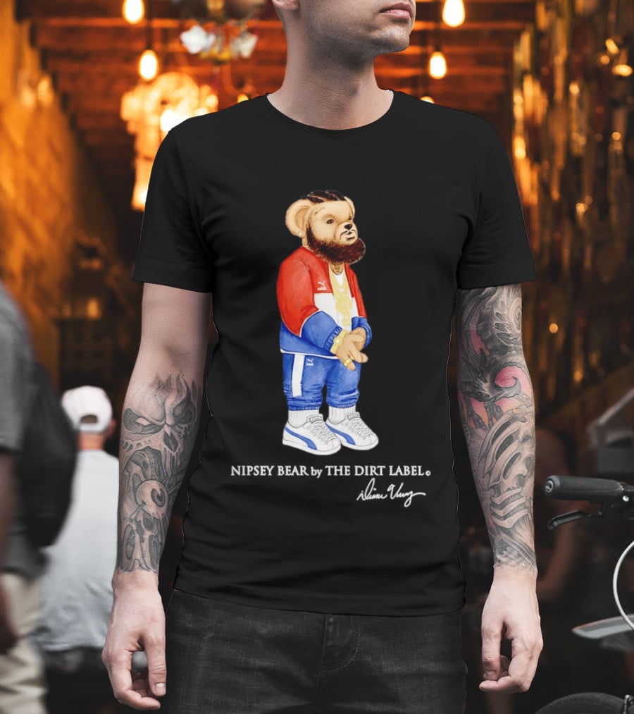 Nipsey Bear Puma Tracksuit By The Dirt Label T-Shirt