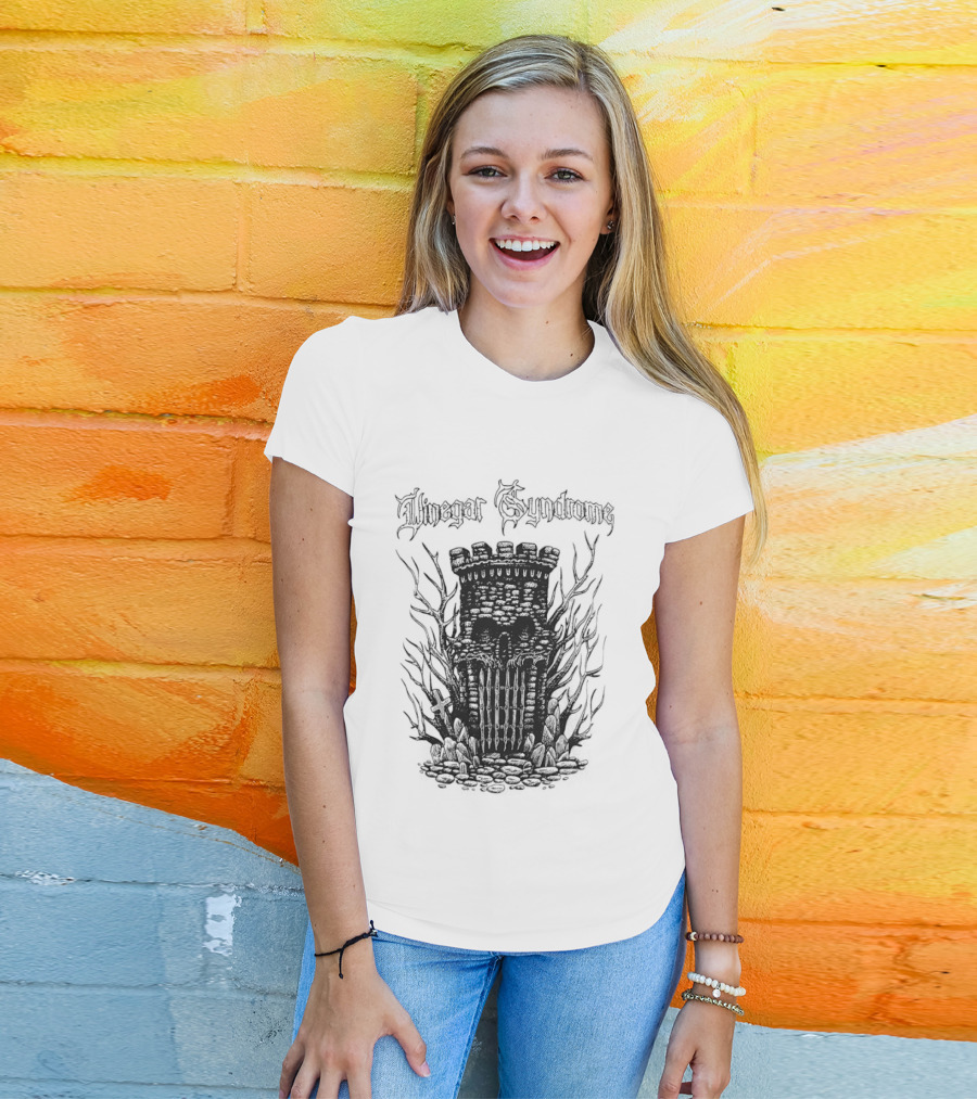 Vinegar Syndrome Castle Gate Gothic Tower T-Shirt