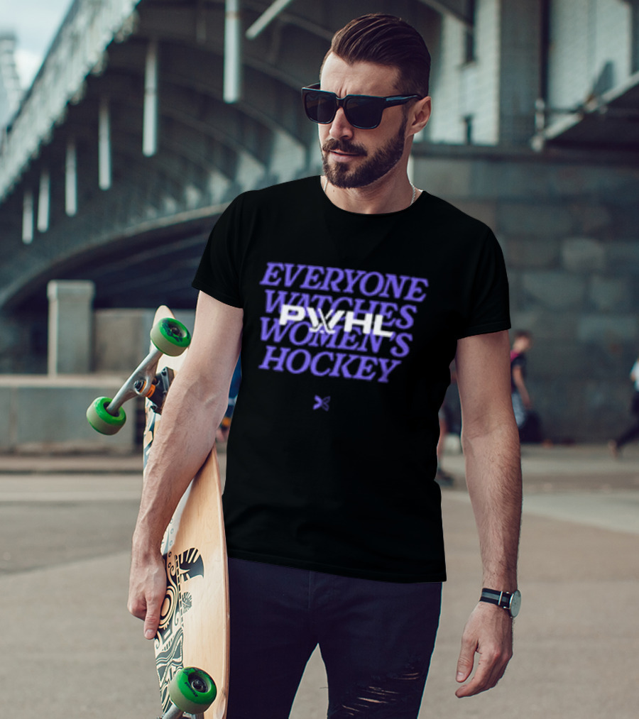 Everyone Es Women's Hockey PWHL Togethxr Collaboration T-Shirt