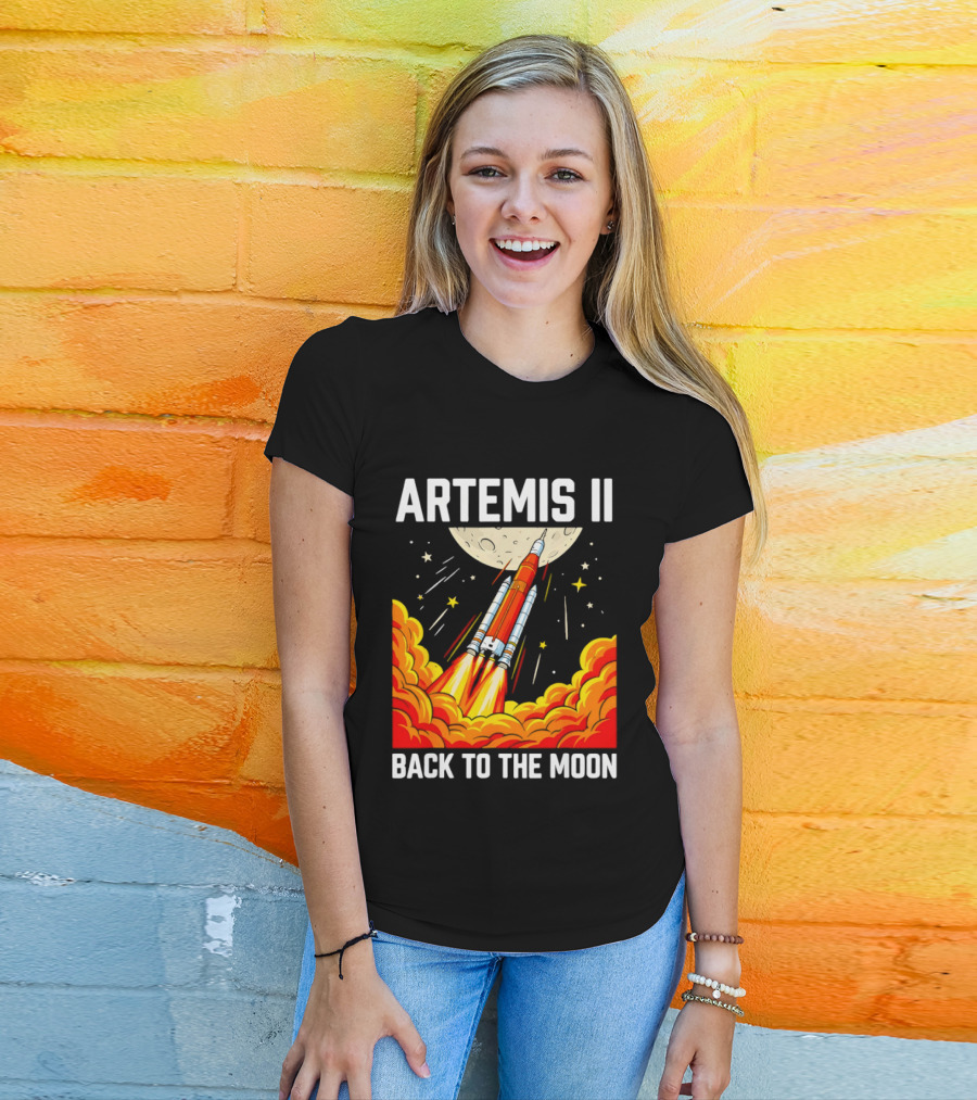 Artemis II Moon Mission Rocket Launch Back To The Moon T-Shirt