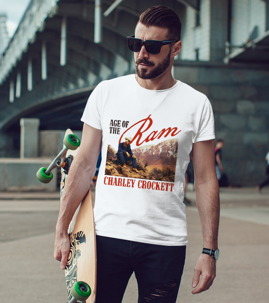 Age Of The Ram Western Style Charley Crockett Adventure T-Shirt