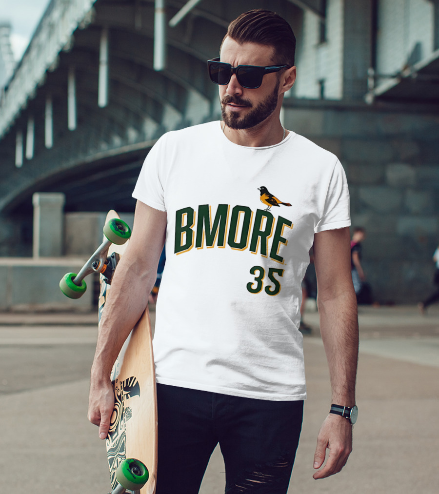 Baltimore Orioles Bmore 35 City Connect Bird T-Shirt
