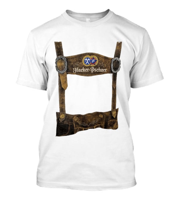 Hacker Pschorr Lederhosen Oktoberfest Beer Festival Bavarian Costume T-Shirt