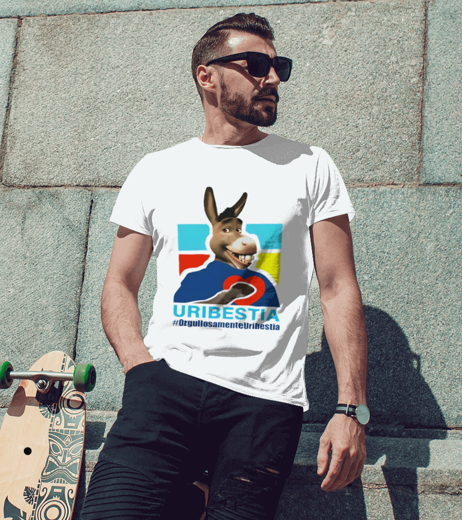 Donkey From Shrek Uribestia OrgullosamenteUribestia Hashtag T-Shirt