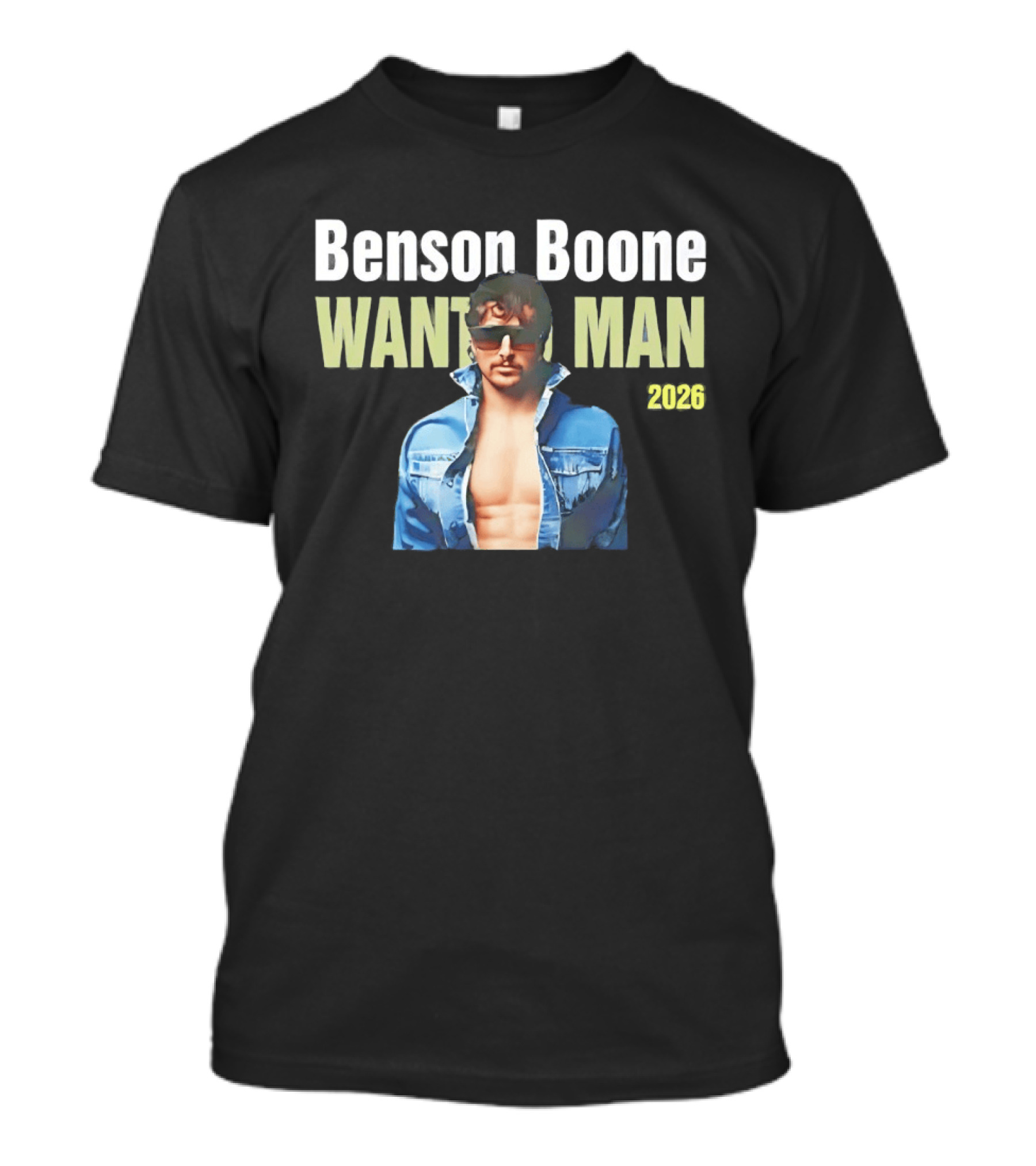 Benson Boone Wanted Man 2026 Tour T-Shirt