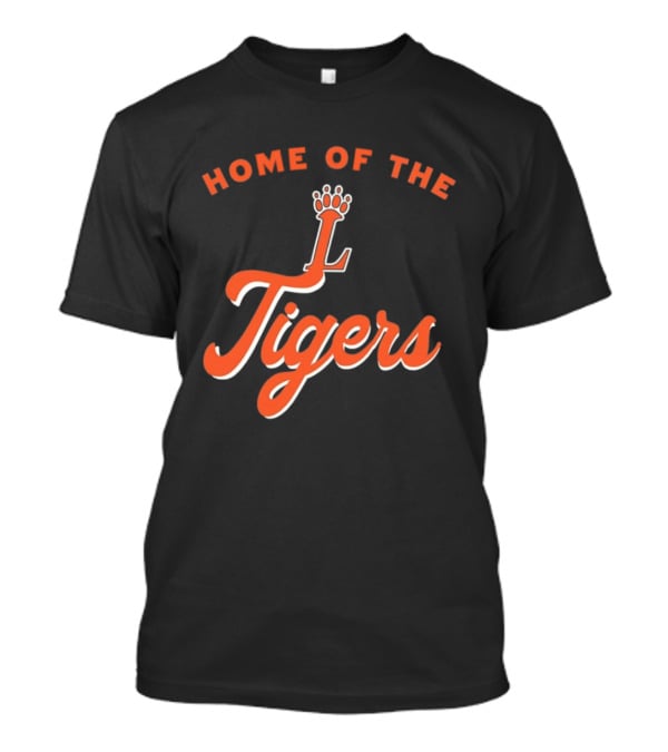 Loveland High School Home Of The Tigers Orange Crowned T-Shirt