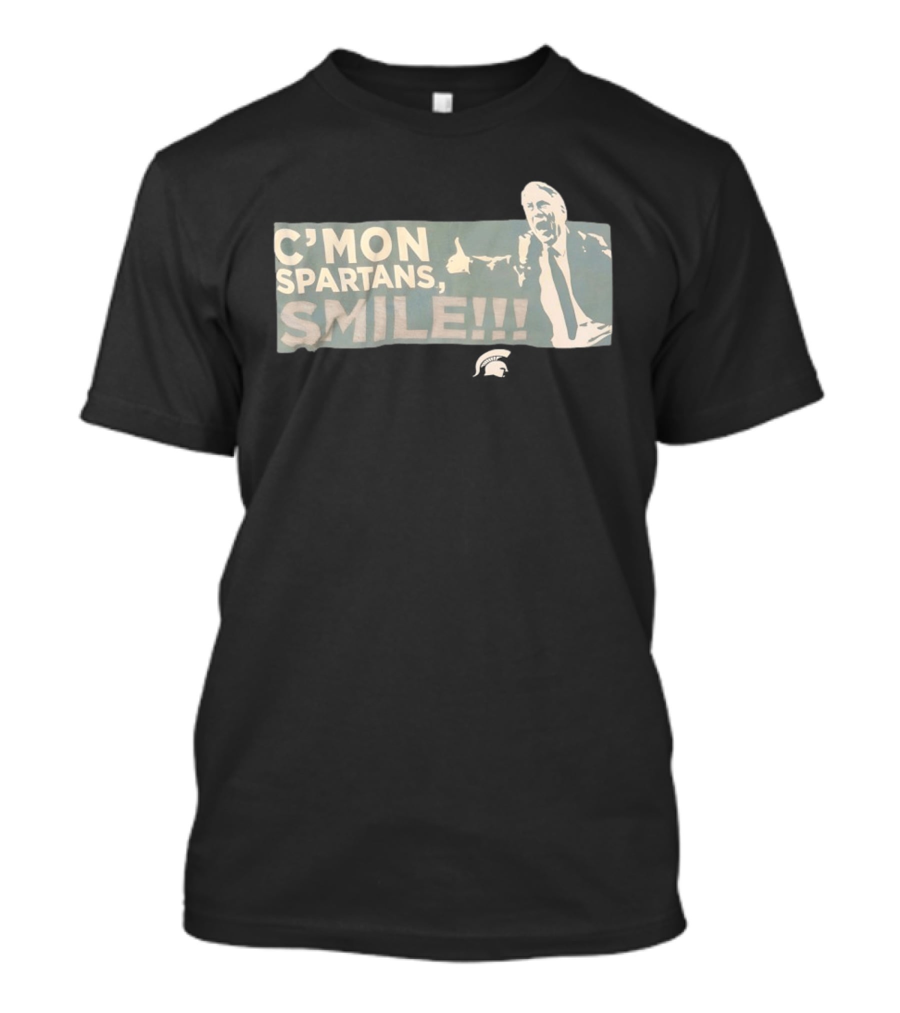 C'mon Spartans Smile Motivational Expression T-Shirt