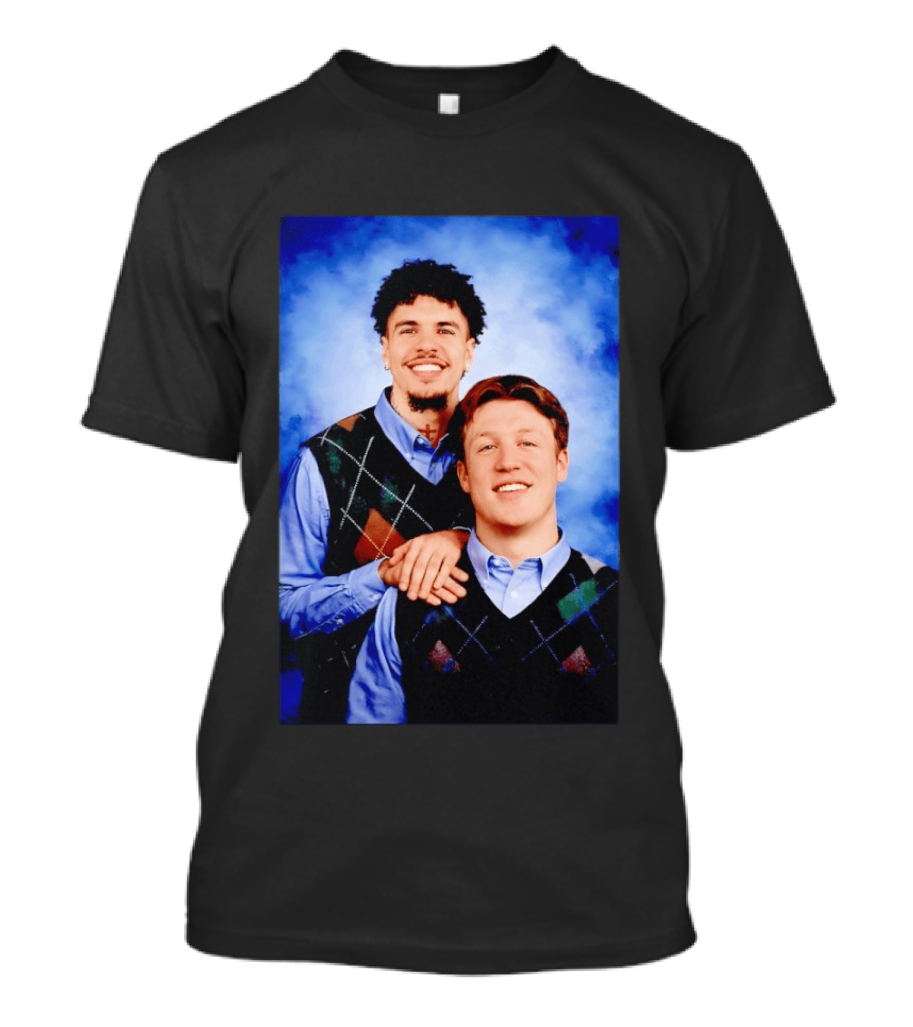 Jared Goff Amon Ra St Brown Step Brothers Detroit Lions T-Shirt