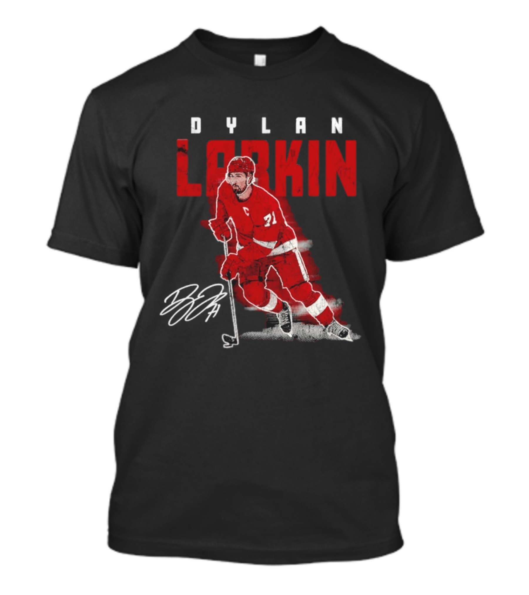Dylan Larkin Detroit Red Wings Captain 71 T-Shirt