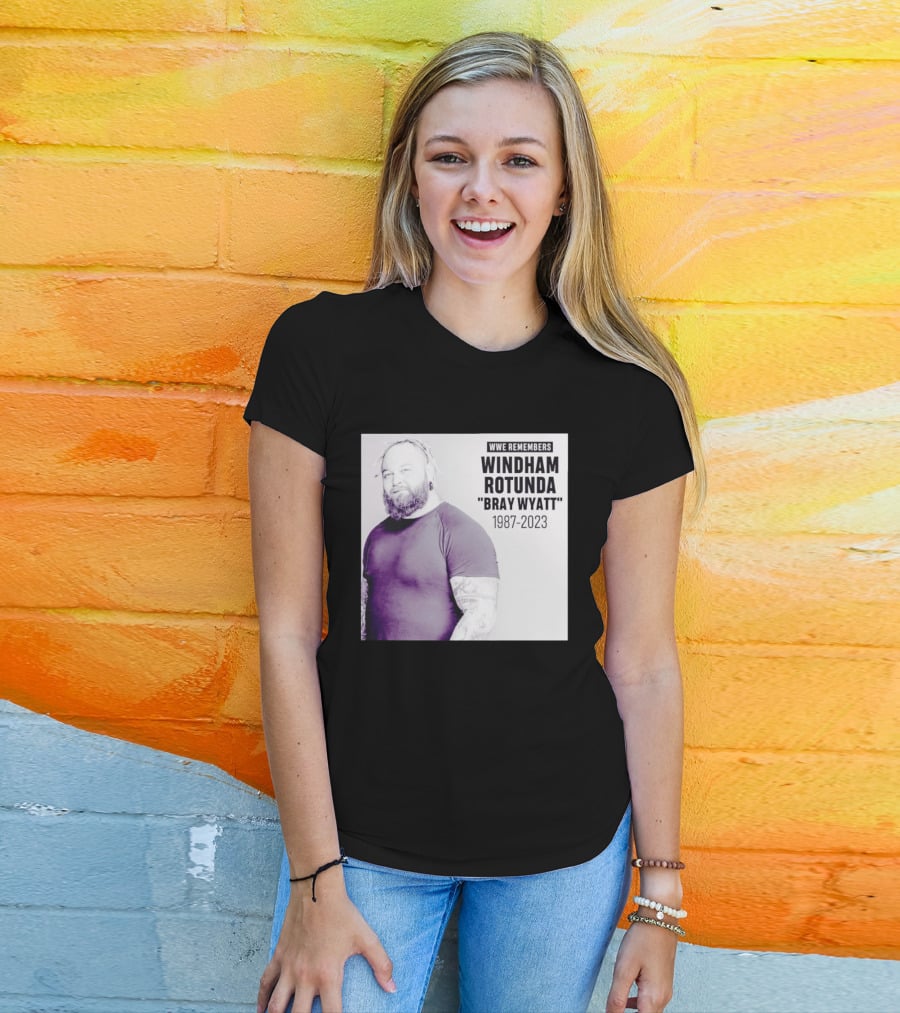WWE Remembers Windham Rotunda Bray Wyatt 1987 2023 T-Shirt