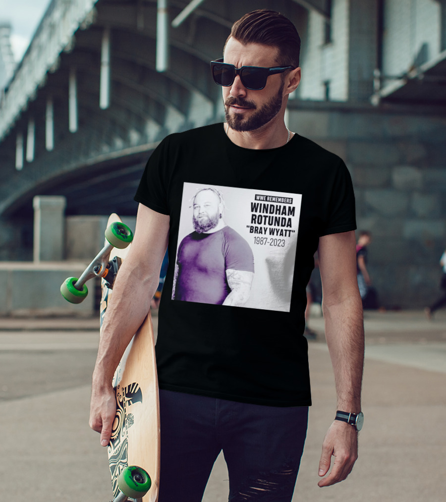 WWE Remembers Windham Rotunda Bray Wyatt 1987 2023 T-Shirt