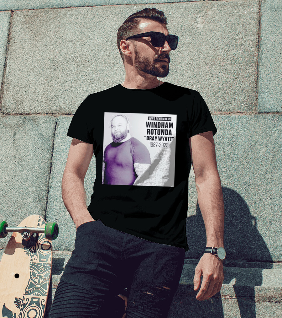 WWE Remembers Windham Rotunda Bray Wyatt 1987 2023 T-Shirt