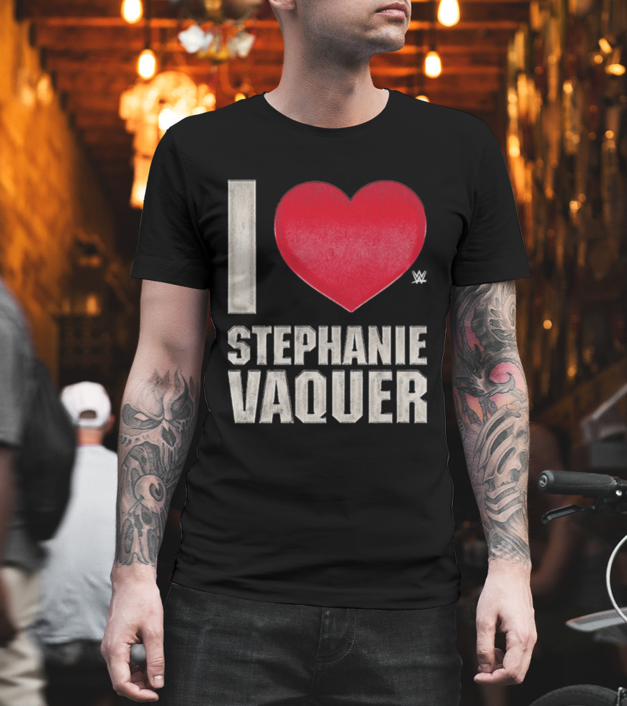 I Heart Stephanie Vaquer Enthusiast Passion W Red Heart T-Shirt