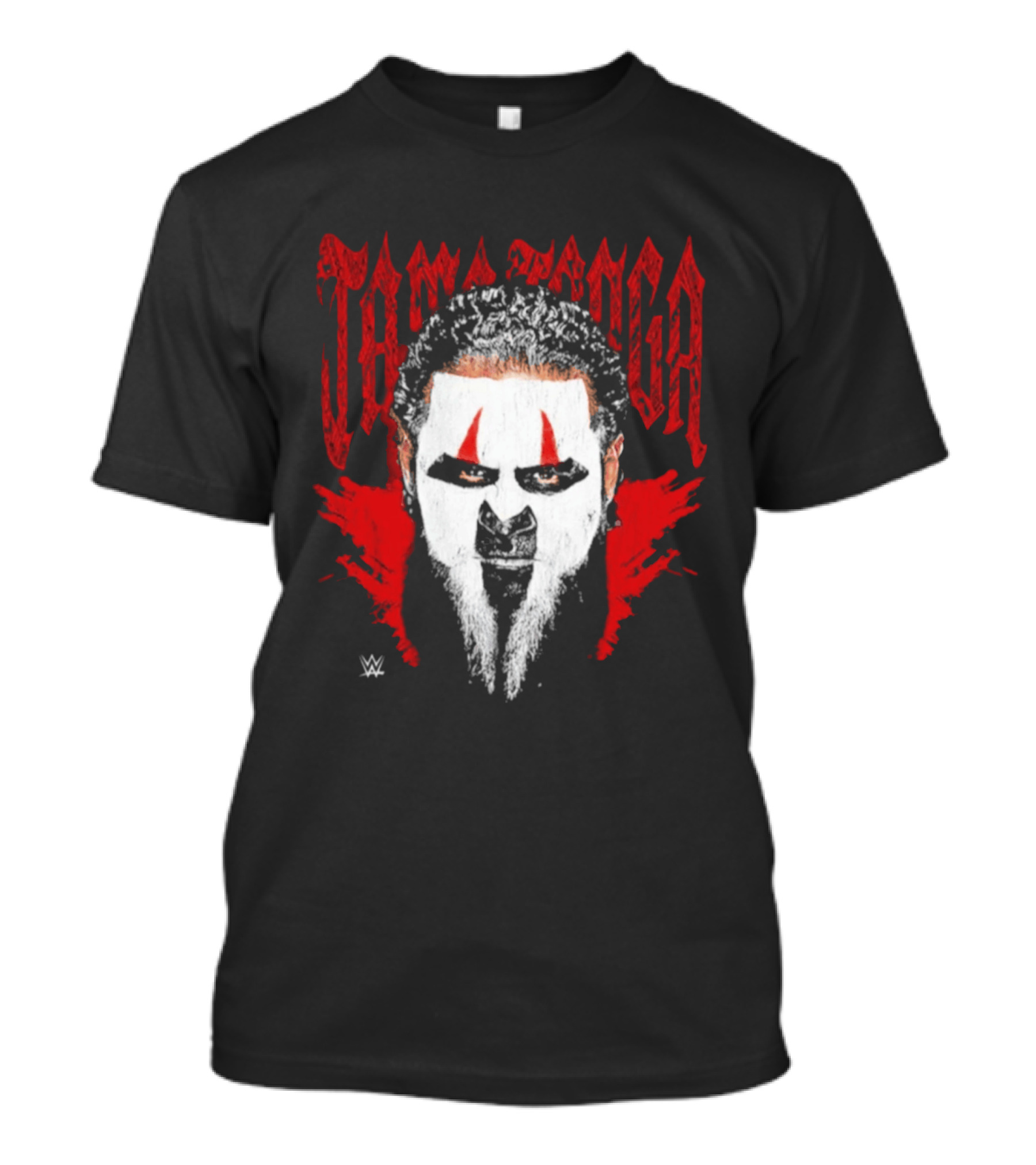 Tama Tonga WWE White Face Paint Red Scream T-Shirt