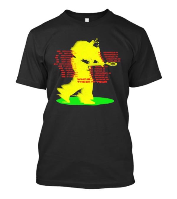 Who Is The Sky Tour With Astronaut Silhouette And Tour Dates T-Shirt